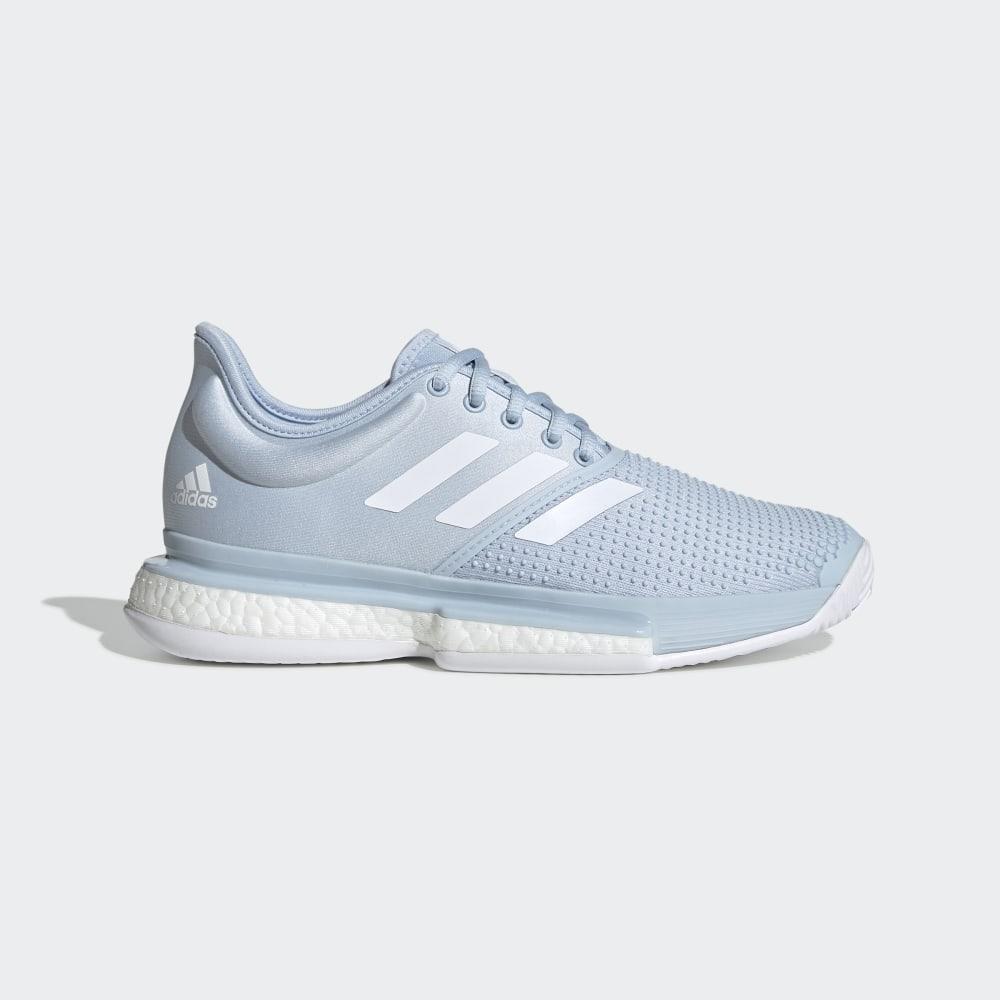 Adidas SoleCourt Parley Női Teniszcipő Kék/Fehér Akció 951876-VIZ